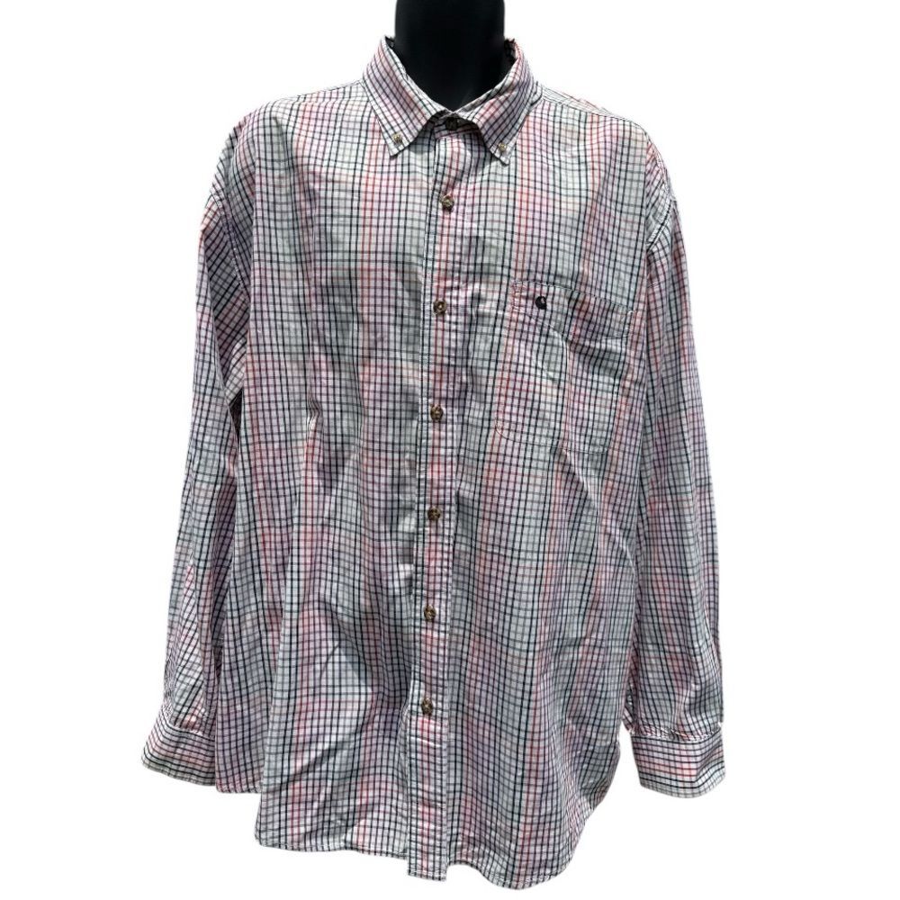 Men’s Carhartt Longsleeve Button Down Shirt Sz XXL in great condition